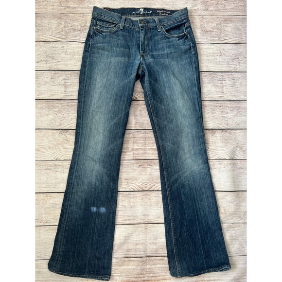7 For All Mankind Women's High Waist Bootcut Jeans Size 28 - Picture 3 of 11